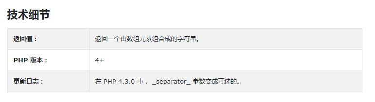 PHP join()函數用法與實例講解