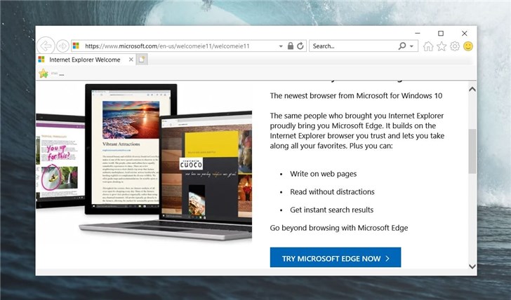 微軟透露：Windows 10不會刪除IE11瀏覽器