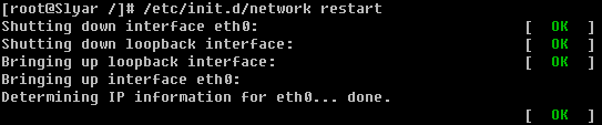 Linux系統下修改IP地址、網關、DNS的基本方法