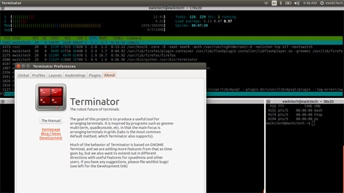 在Linux系統(tǒng)下安裝Terminator來增強(qiáng)命令行終端