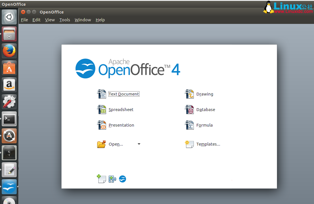 在Ubuntu系統上安裝OpenOffice代替Office辦公