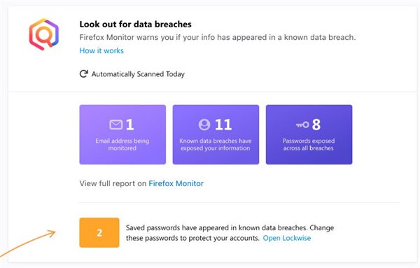 Firefox火狐瀏覽器將向用戶警告被泄露的登錄信息