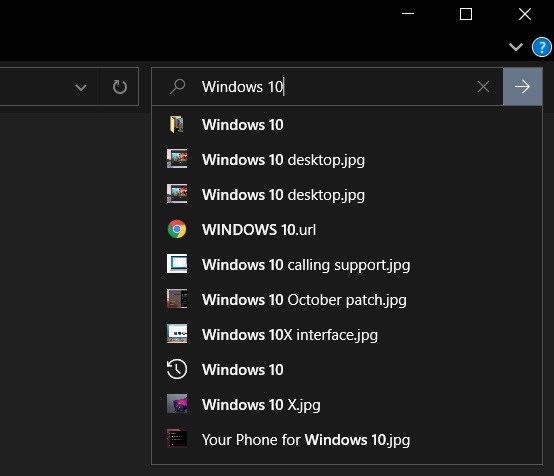 微軟2019 Windows 10更新十一月版改進文件資源管理器搜索