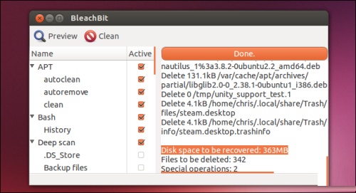 ubuntu清理磁盤空間的多種方法