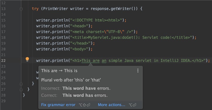 Java開(kāi)發(fā)工具IntelliJ IDEA發(fā)布新插件：可檢查注釋、文檔與 commit 語(yǔ)法