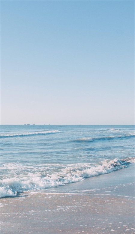 海邊文藝小清新手機壁紙 夏天風景壁紙高清無水印