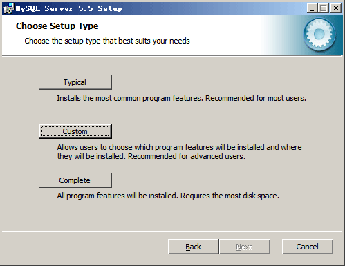 MySQL安裝詳解圖文版(V5.5 For Windows)