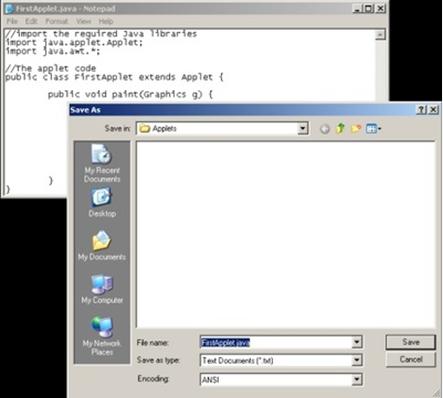 教你構(gòu)建第一個(gè)Java Applet程序