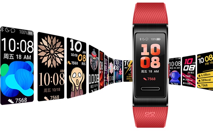 399元，華為手環4 Pro正式發布：AMOLED彩屏，NFC與獨立GPS