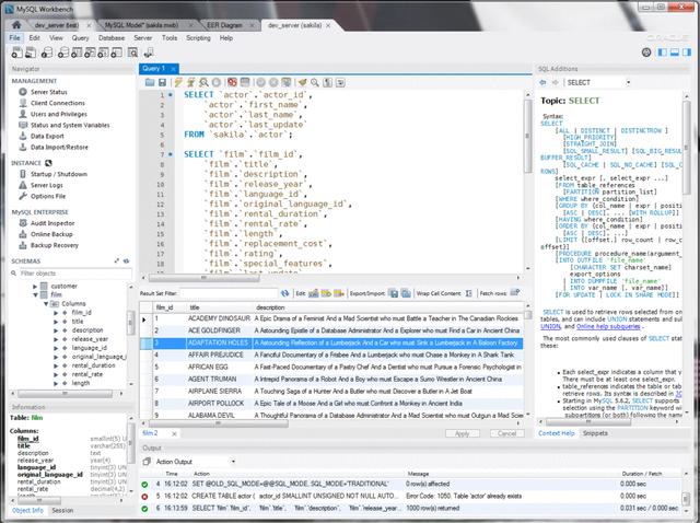 10款好用的MySQL GUI工具，數據庫管理員的好幫手