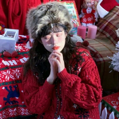 圣誕節女生頭像大全2019 好看的圣誕節女頭像真人