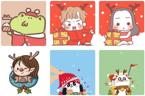 圣誕節(jié)二次元情侶頭像一對(duì) 2019年qq圣誕節(jié)情侶頭像秀恩愛(ài)