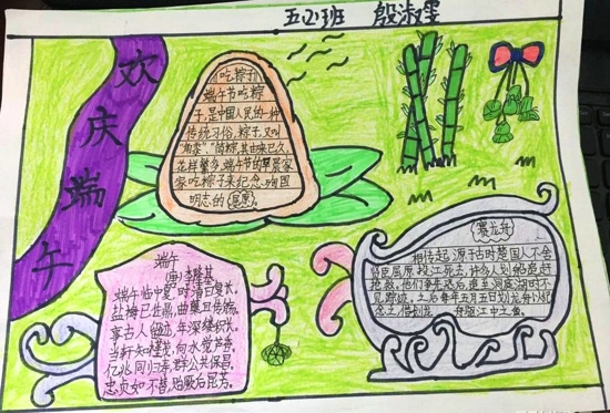 端午節手抄報圖片大全簡單又漂亮 2020關于端午節手抄報資料
