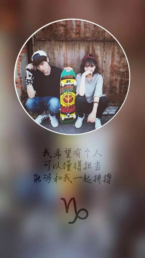 比較個性創(chuàng)意的十二星座情侶皮膚圖片大全 我希望有個人