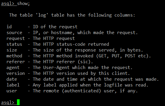 使用MySQL語句來查詢Apache服務器日志的方法