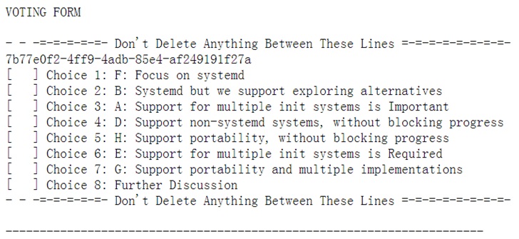 Debian Linux公布關(guān)于投票支持非systemd初始化系統(tǒng)結(jié)果