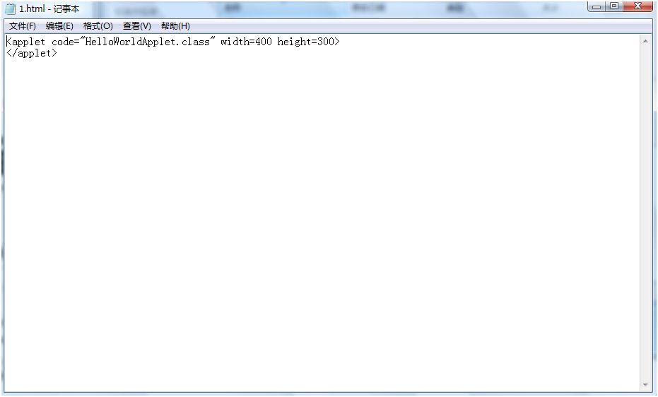在JDK和Eclipse下如何編寫和運行Java Applet