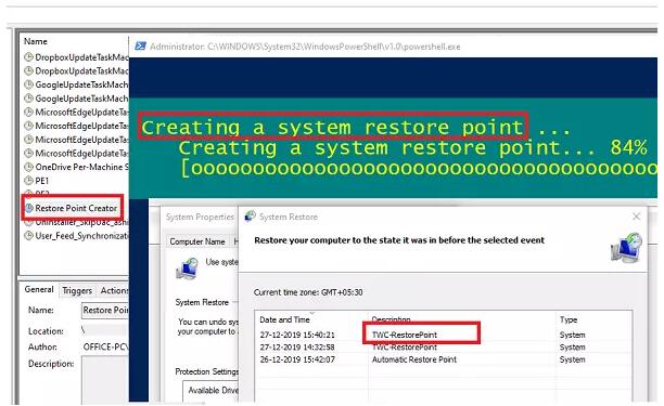 如何在Windows 10中安排系統還原點