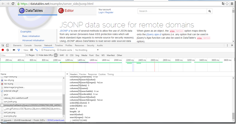 ASP.NET MVC+EF在服務端分頁使用jqGrid以及jquery Datatables的注意事項