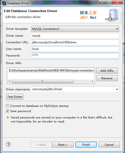 MyEclipse連接MySQL數據庫報錯解決辦法