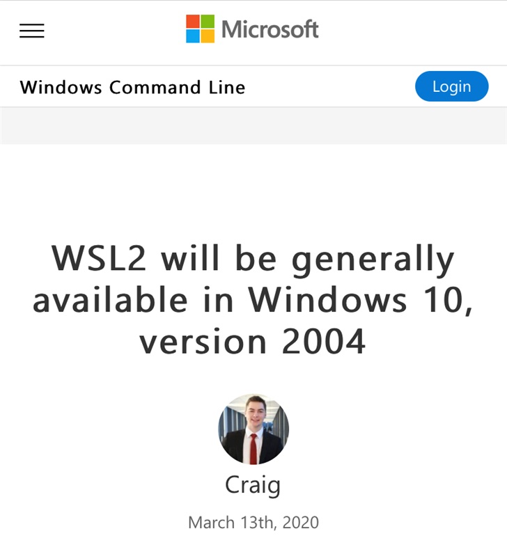 微軟Windows 10 2004將迎來全新Linux子系統