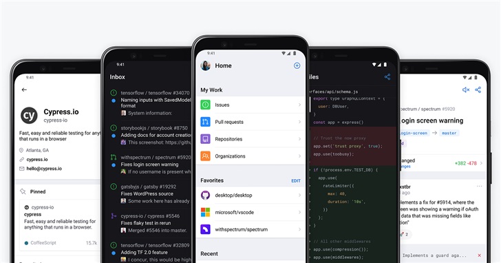 微軟 GitHub iOS/安卓版 App 正式發布：支持暗黑模式