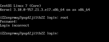 阿里云ECS服務(wù)器centos系統(tǒng)第一次登錄提示Login Incorrect的解決方法