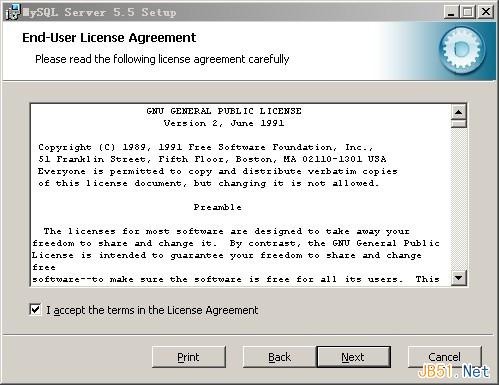 Windows下安裝MySQL5.5.19圖文教程