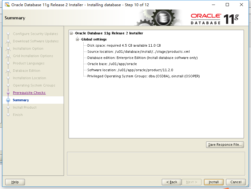 Linux虛擬機下安裝Oracle 11G教程圖文解說