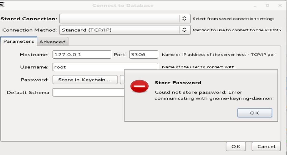 解決MySQL Workbench gnome-keyring-daemon錯誤的方法分享