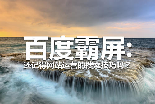 一篇講透百度霸屏引流細(xì)節(jié)思路與操作玩法