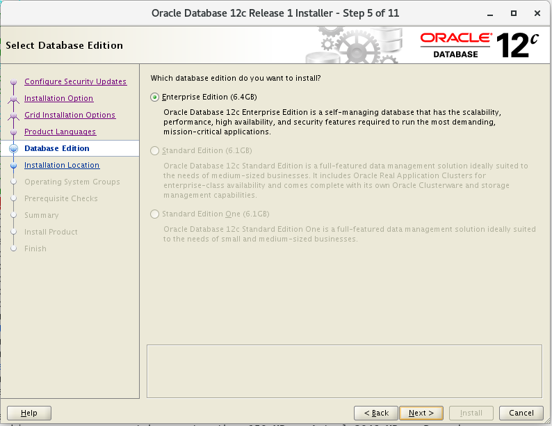 Centos7下oracle12c的安裝與配置圖文教程（詳細）