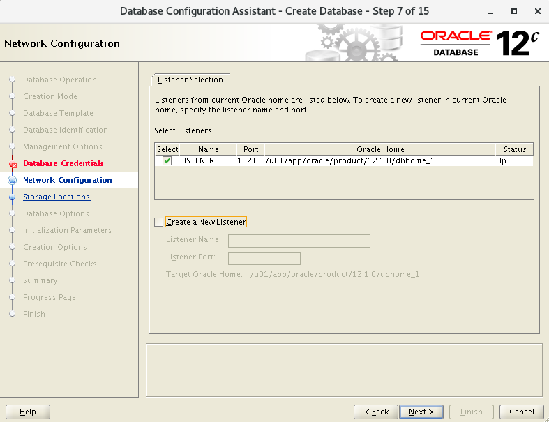 Centos7下oracle12c的安裝與配置圖文教程（詳細）