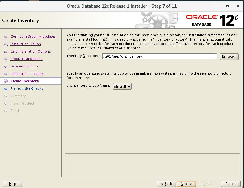 Centos7下oracle12c的安裝與配置圖文教程（詳細）