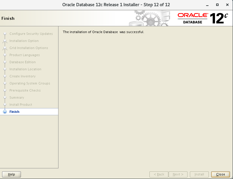 Centos7下oracle12c的安裝與配置圖文教程（詳細）