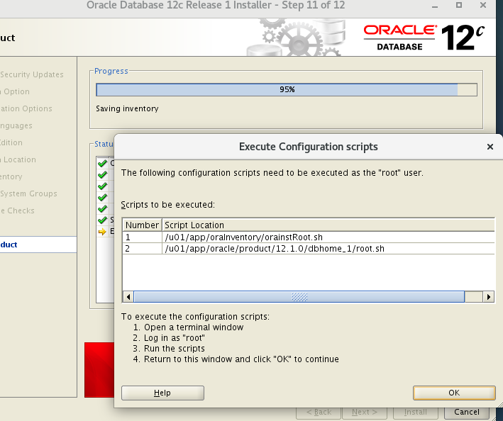 Centos7下oracle12c的安裝與配置圖文教程（詳細）