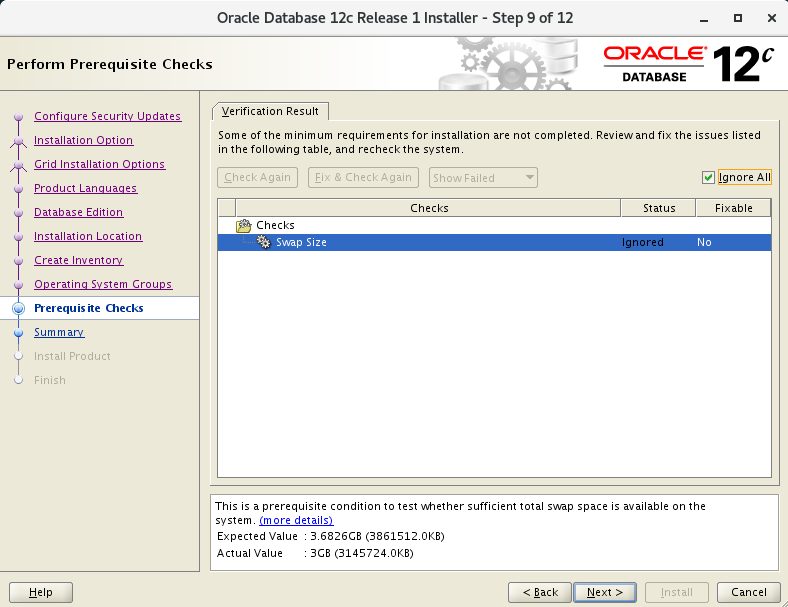 Centos7下oracle12c的安裝與配置圖文教程（詳細）
