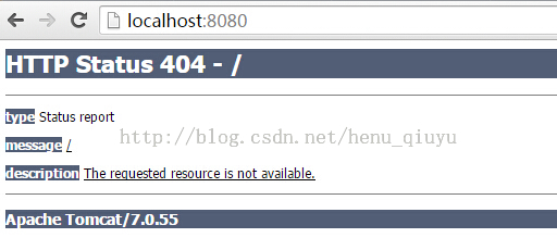 解決在啟動eclipse的tomcat進行訪問時出現404問題的方法