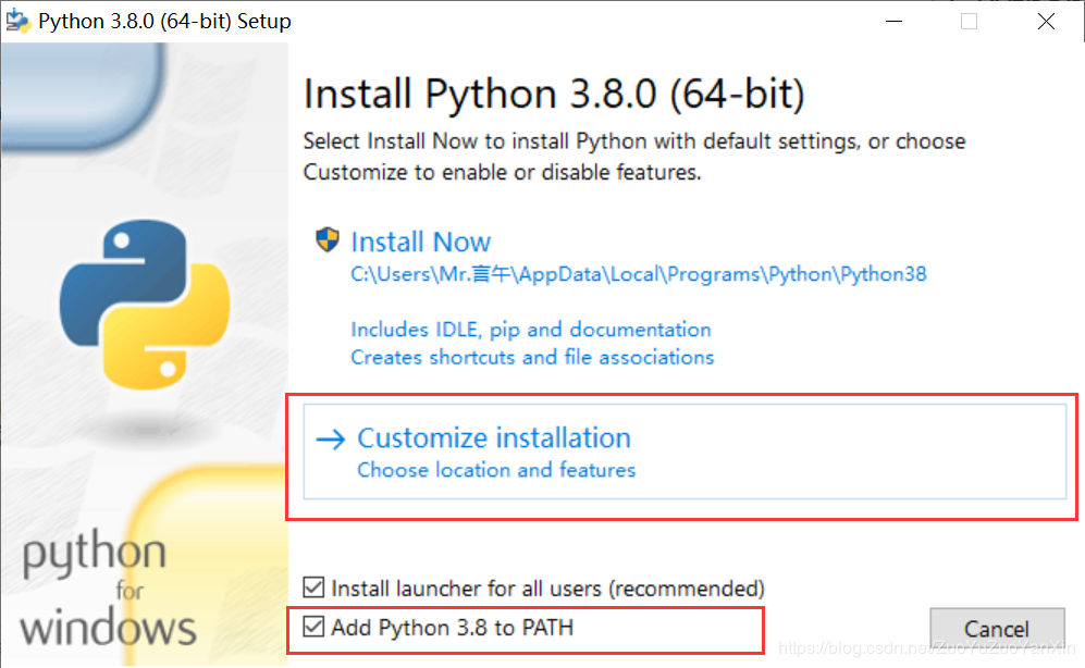 python3.8下載及安裝步驟詳解