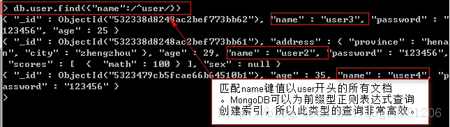 MongoDB各種查詢操作詳解