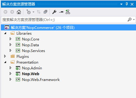 基于nopCommerce的開發框架 附源碼
