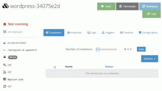 在Docker.com的Docker空間中部署WordPress的教程