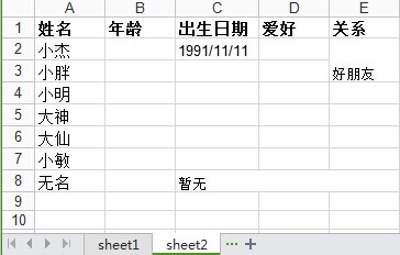 python中使用xlrd、xlwt操作excel表格詳解