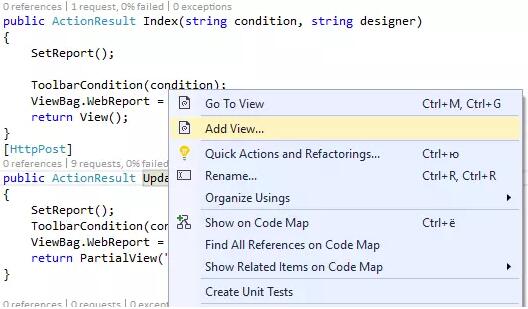 使用Ajax更新ASP.Net MVC項目中的報表對象方法