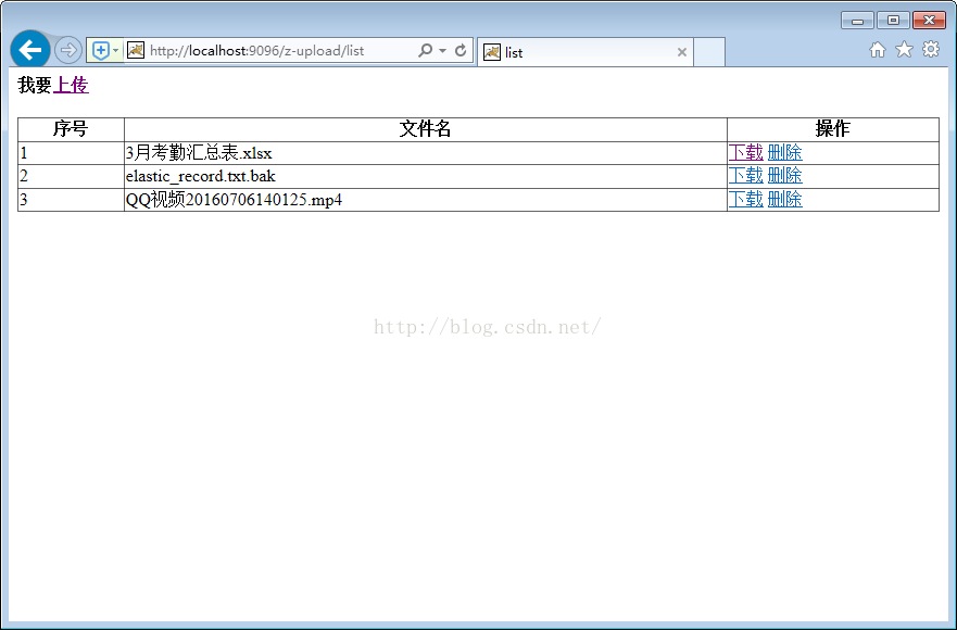 java基于servlet編寫上傳下載功能 類似文件服務器