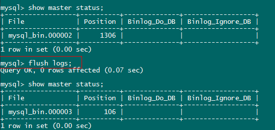 MySQL中Binary Log二進制日志文件的基本操作命令小結