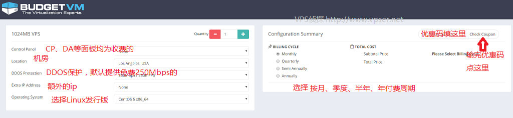 超低價+支持支付寶:美國BudgetVM的VPS主機購買及使用教程