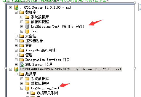 sql server數據庫高可用日志傳送的方法