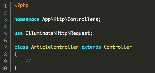 Laravel 框架控制器 Controller原理與用法實例分析