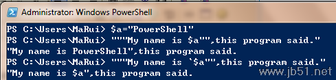探索PowerShell（十五） 引號(hào)與轉(zhuǎn)義字符